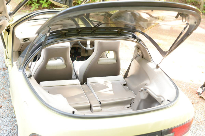 Illustration for article titled This Imported Toyota Sera Could Totally Be Your Kid's First Car